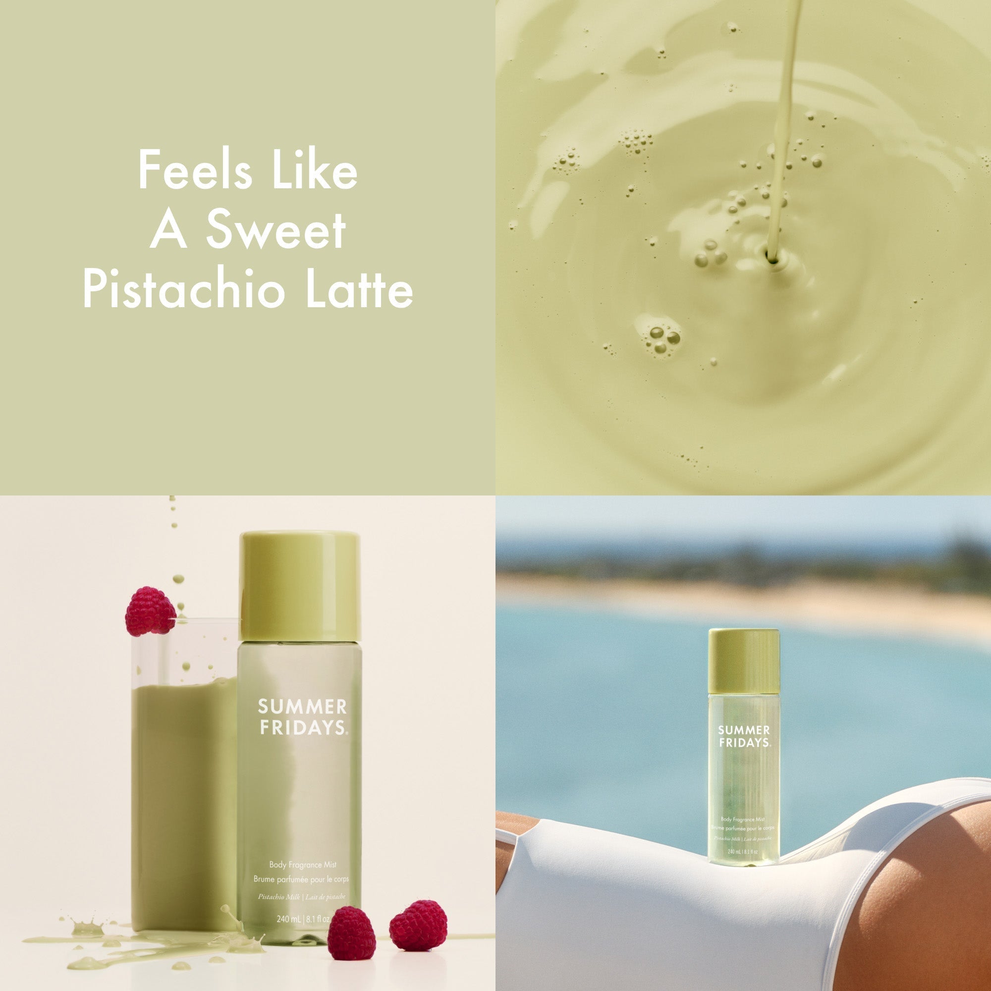 Body Fragrance Mist Pistachio Milk Travel Size